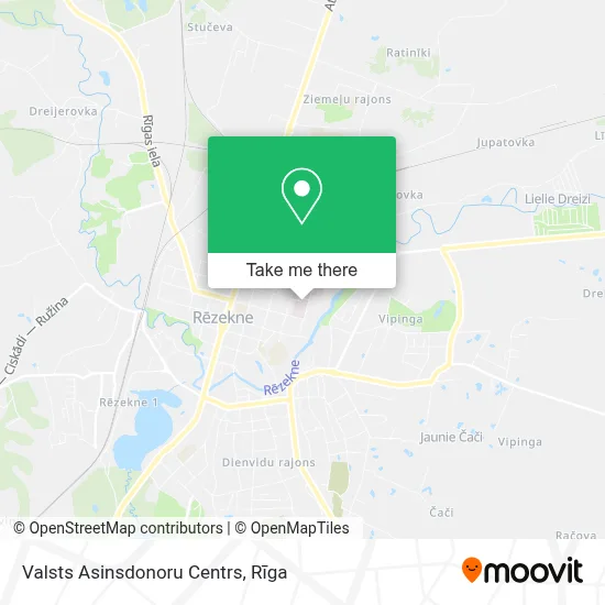 Valsts Asinsdonoru Centrs map