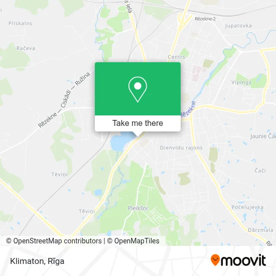 Klimaton map