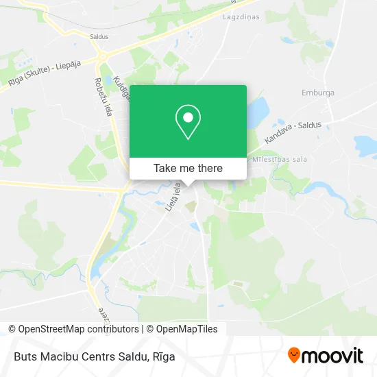 Buts Macibu Centrs Saldu map