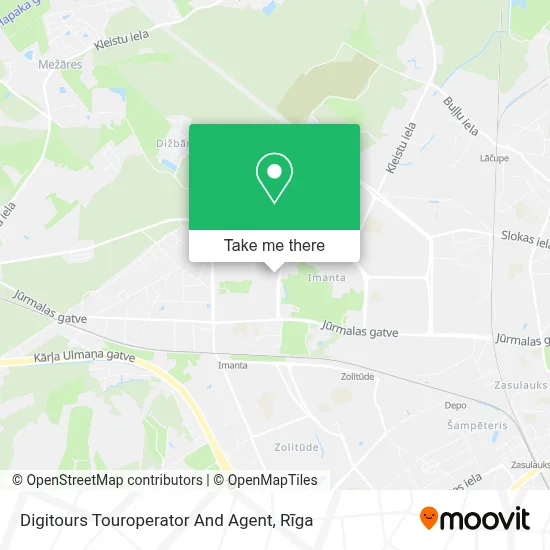 Digitours Touroperator And Agent map