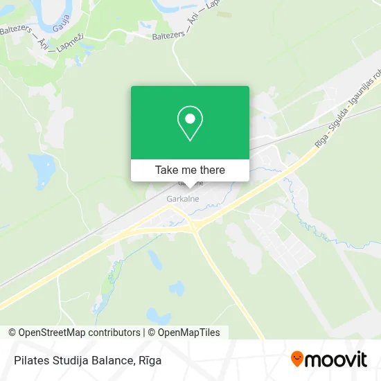 Pilates Studija Balance map
