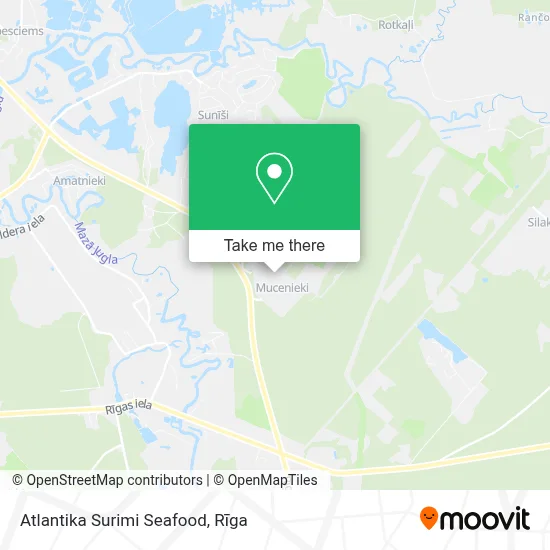 Atlantika Surimi Seafood map