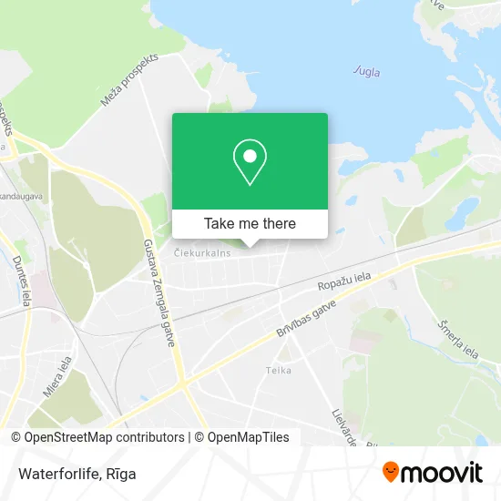 Waterforlife map