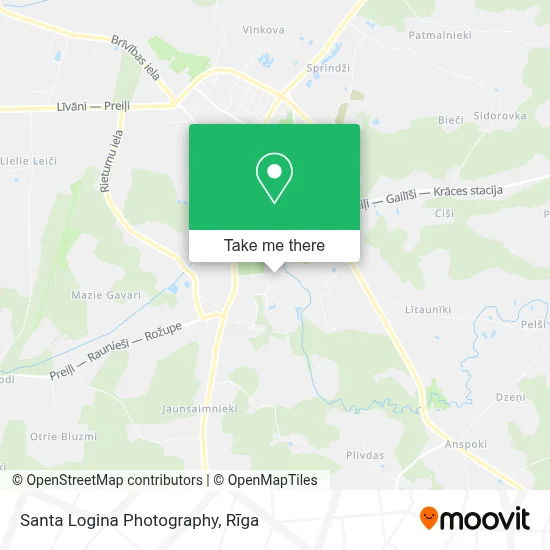 Santa Logina Photography map
