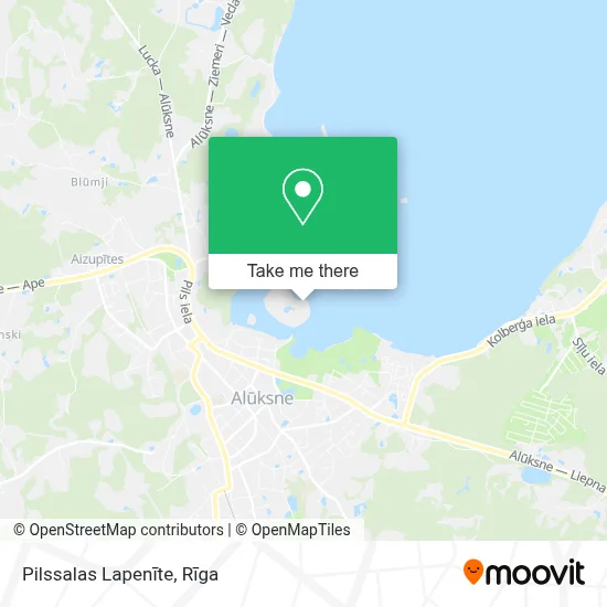Pilssalas Lapenīte map