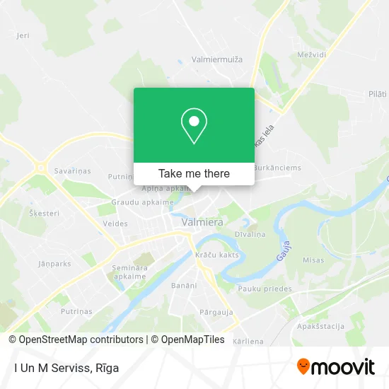 I Un M Serviss map