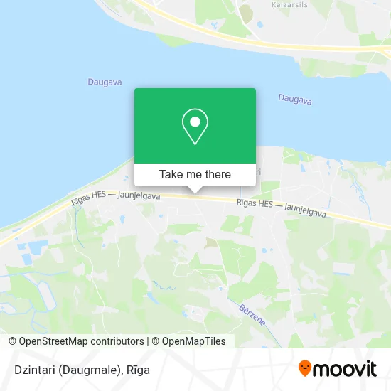 Dzintari (Daugmale) map