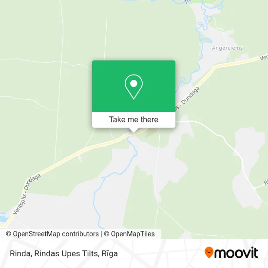 Rinda, Rindas Upes Tilts map