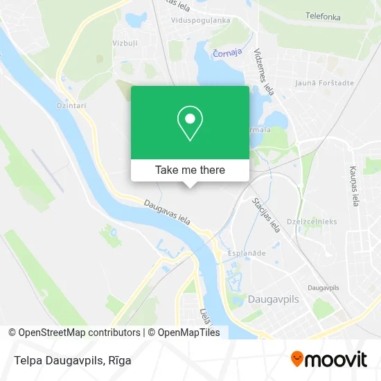 Telpa Daugavpils map