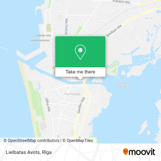 Lielbatas Avots map