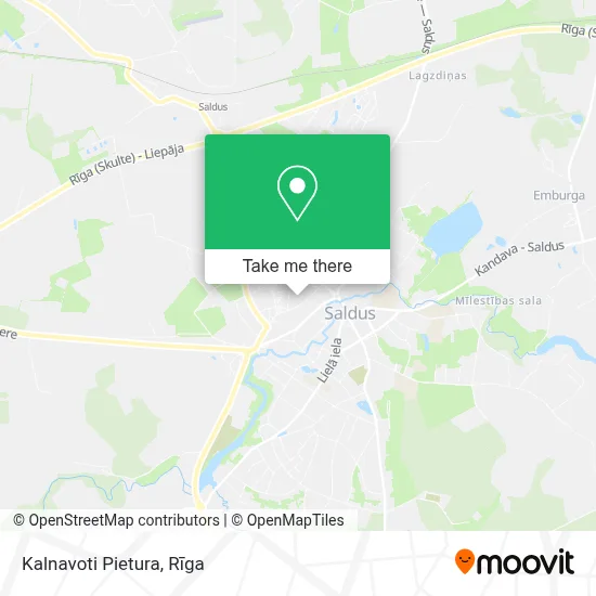 Kalnavoti Pietura map