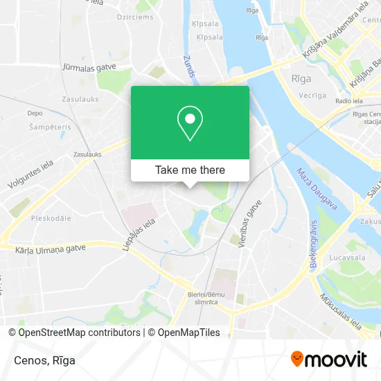 Cenos map
