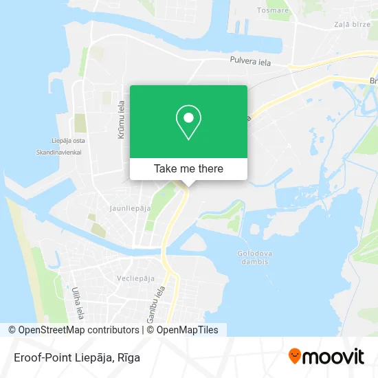 Eroof-Point Liepāja map