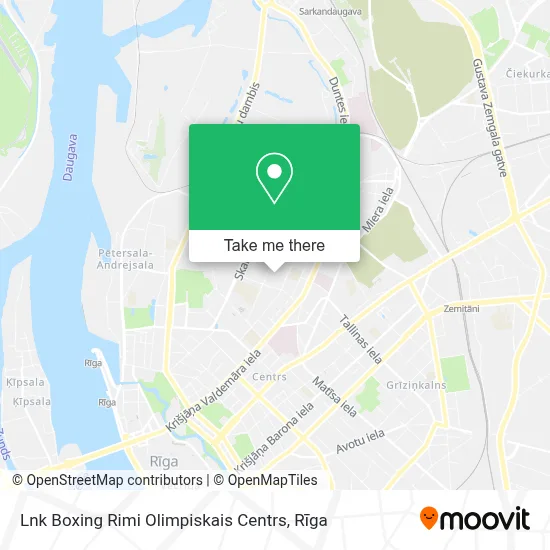 Lnk Boxing Rimi Olimpiskais Centrs map