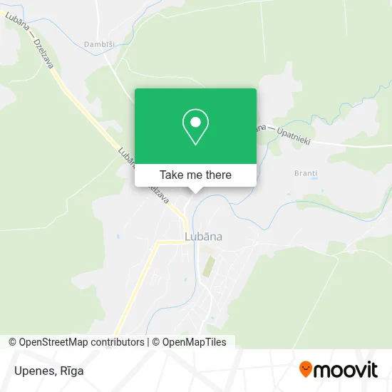 Upenes map