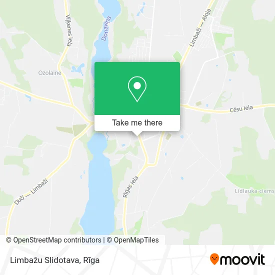 Limbažu Slidotava map
