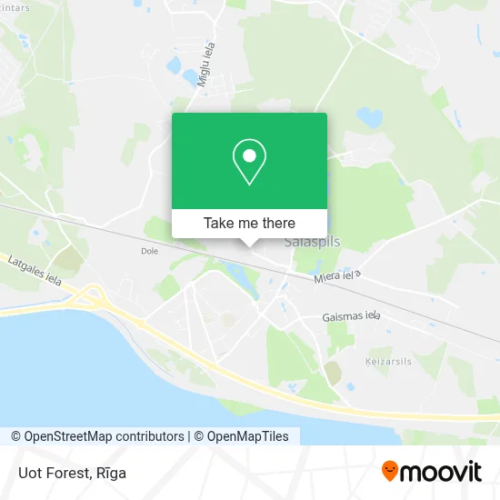 Uot Forest map