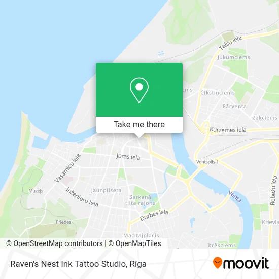 Raven's Nest Ink Tattoo Studio map