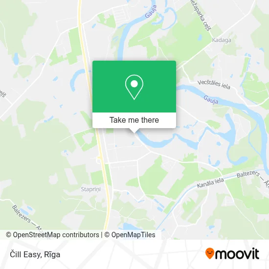 Čill Easy map