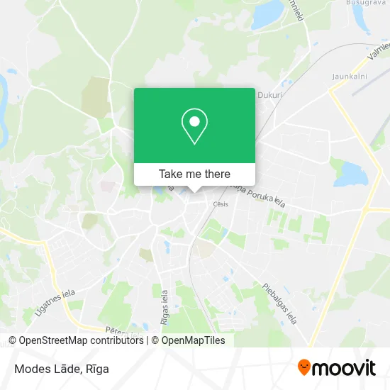 Modes Lāde map