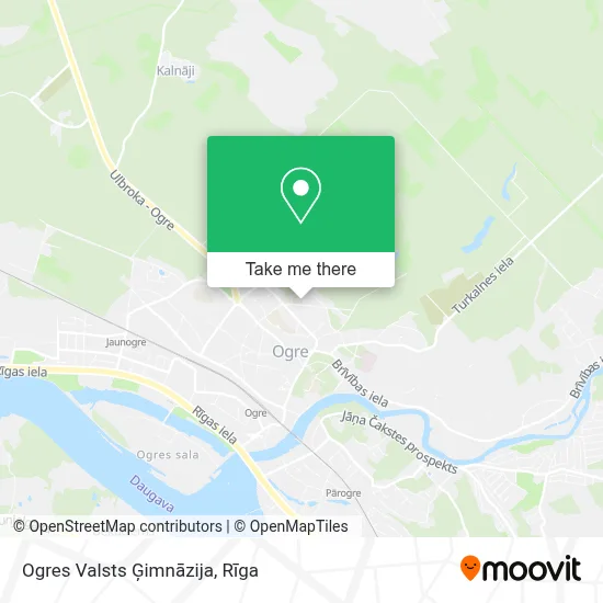 Ogres Valsts Ģimnāzija map