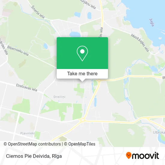 Ciemos Pie Deivida map