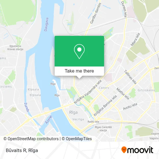 Būvalts R map