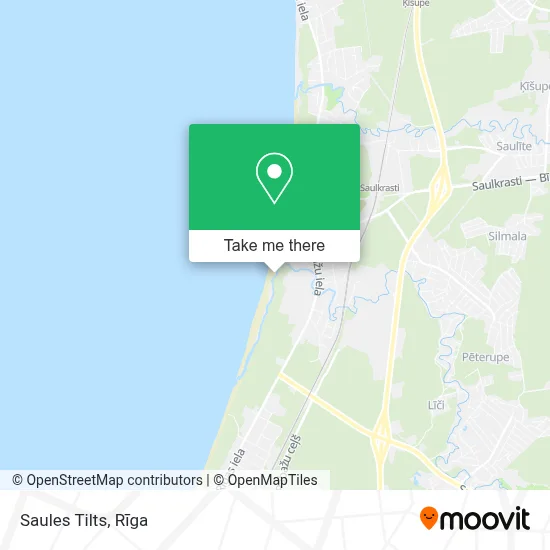 Saules Tilts map