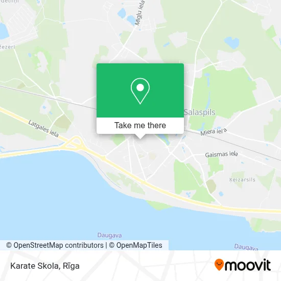 Karate Skola map
