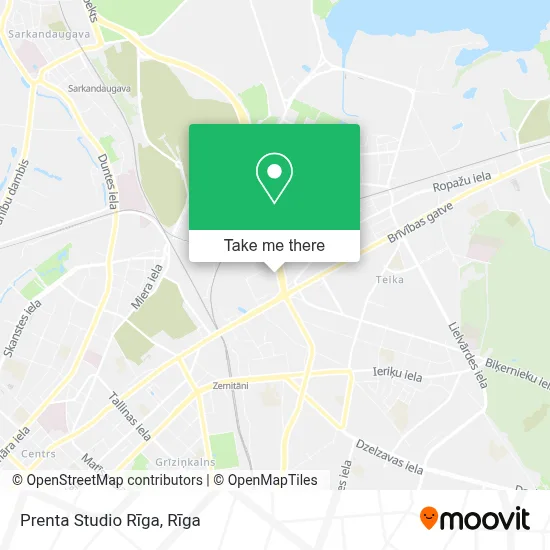 Prenta Studio Rīga map