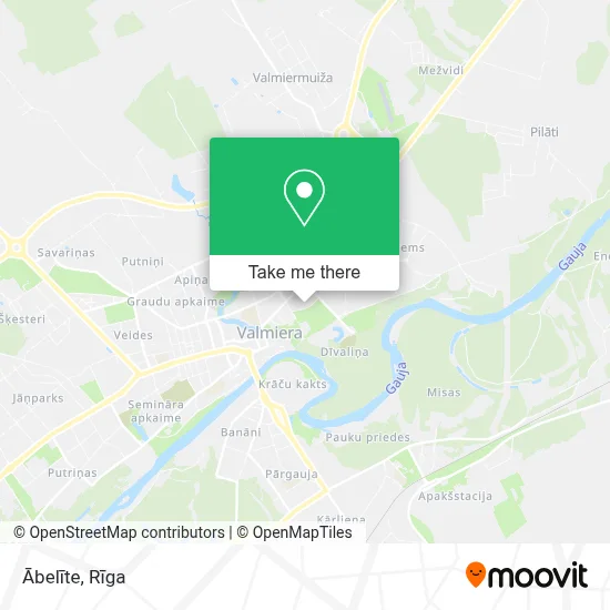 Ābelīte map