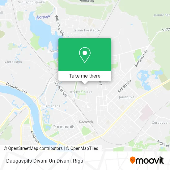 Daugavpils Divani Un Divani map