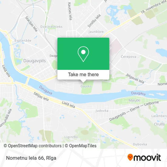 Nometnu Iela 66 map