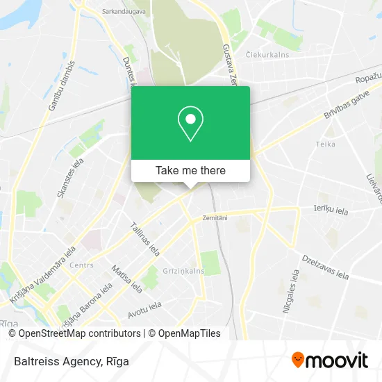 Baltreiss Agency map