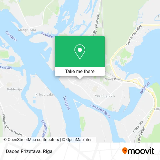 Daces Frizetava map