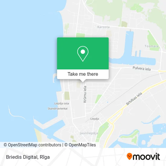 Briedis Digital map