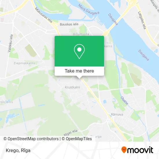 Krego map