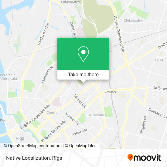Native Localization map