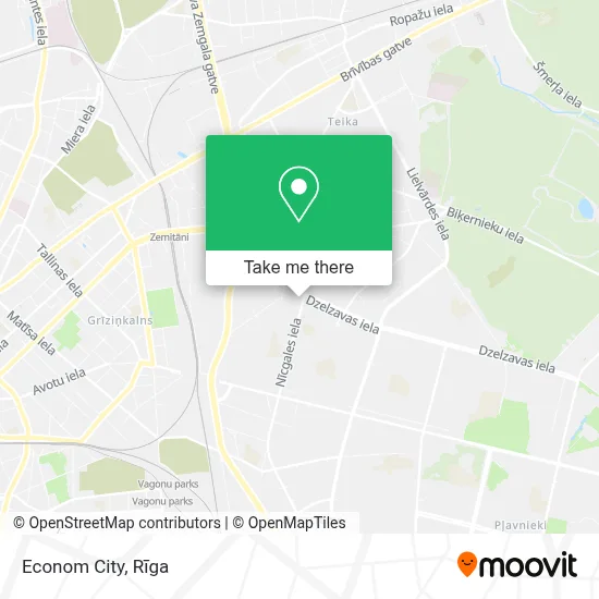 Econom City map