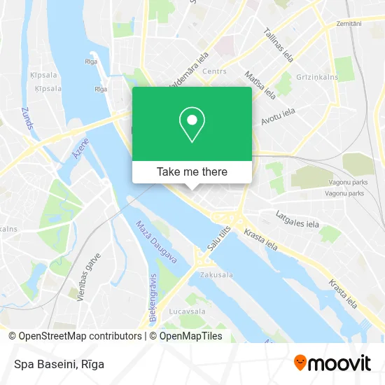 Spa Baseini map