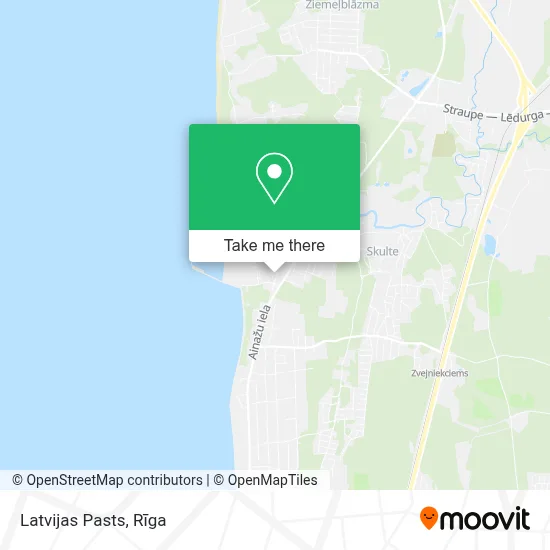 Latvijas Pasts map