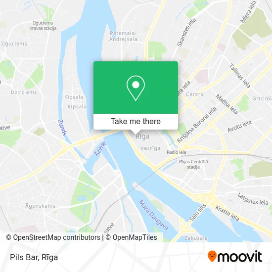 Pils Bar map