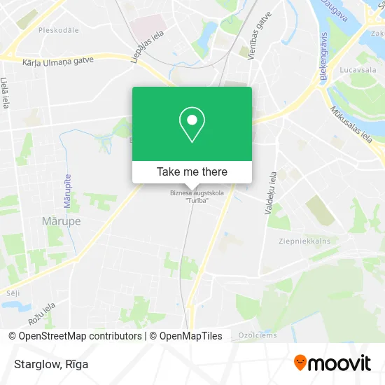 Starglow map