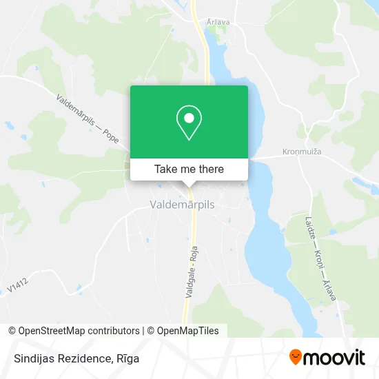 Sindijas Rezidence map