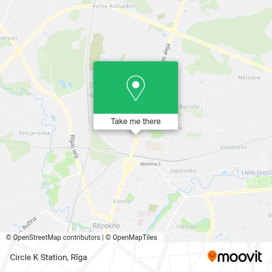 Circle K Station map