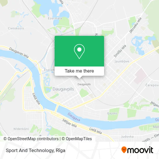 Sport And Technology map