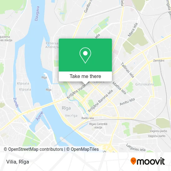 Vilia map