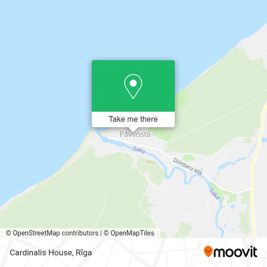 Cardinalis House map