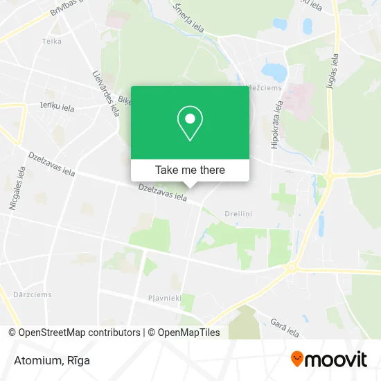 Atomium map