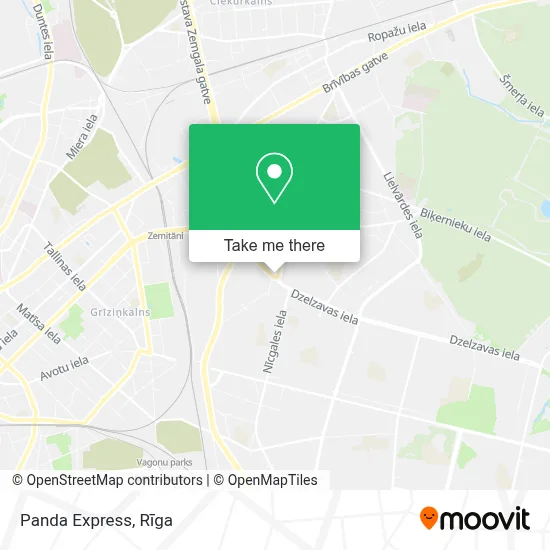 Panda Express map